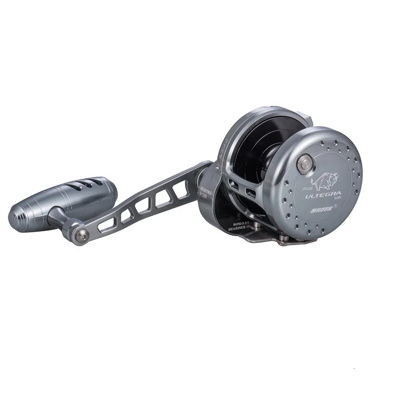 MADOX Fishing Reel 11BB Saltwater Drum Wheel Slow Jigging Reel Max Drag 40KG Drag Sound 241010