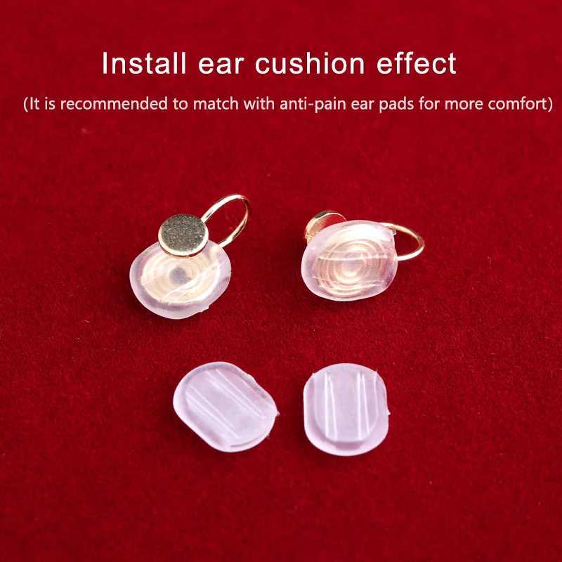 Mosquito coil board ear clip accessories unpainted Lnvisibility 5mm disc clip internal thread no hole ear clip replacement ear clip converter W241017