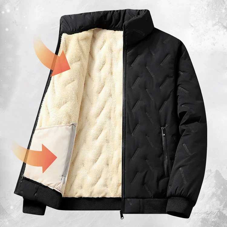 Fleece Coat Padded Jacket with Hat Lightweight Padded Jackets Fleeced Clothing Winter Jackets Warm Thickened Pulsh CoatXJ241017