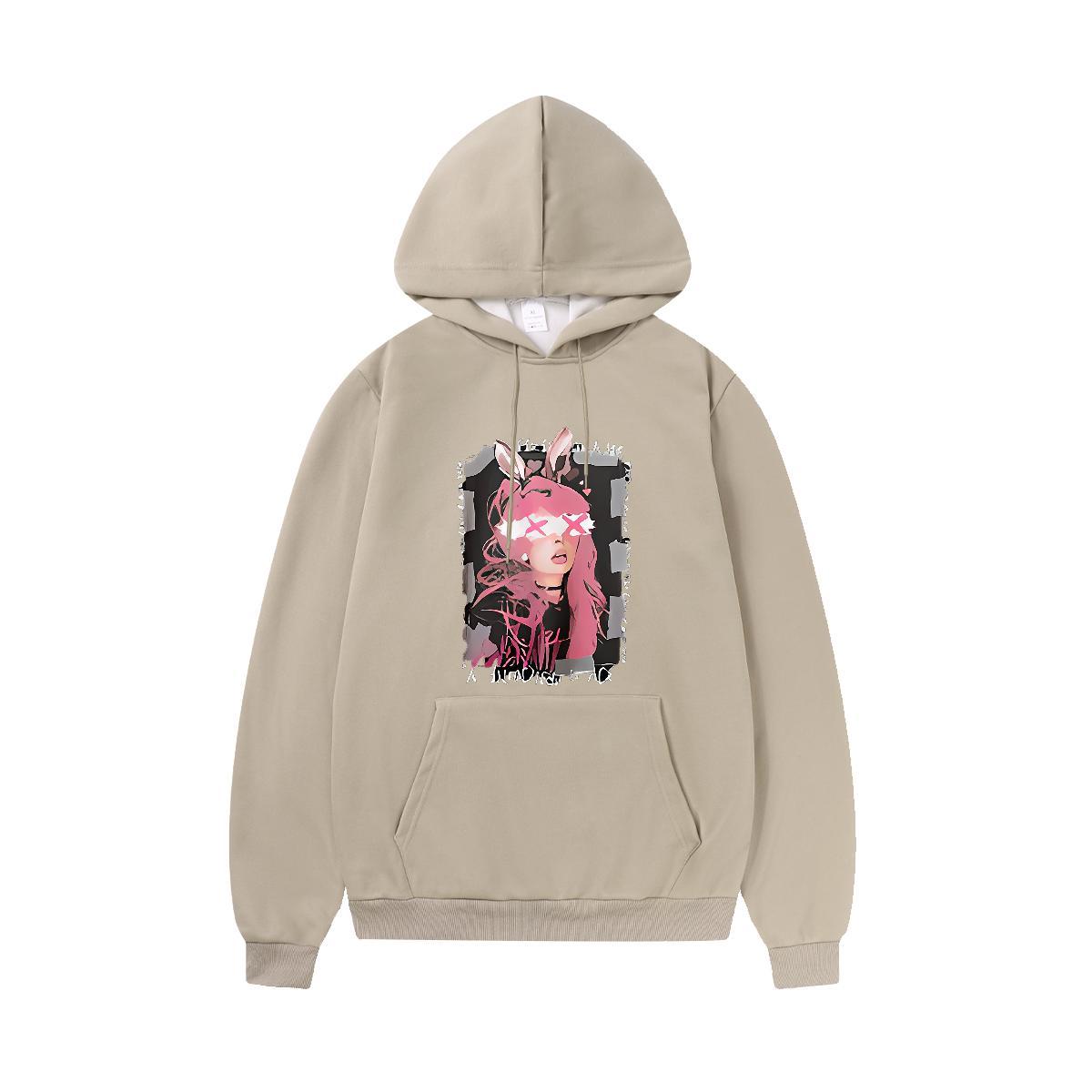 2024 Autumn Winter Men's Hooded Sweatshirt Long Sleeve Drawstring Brand Men Hoodie Custom Printing Hoody Street Casual 350g Cotton