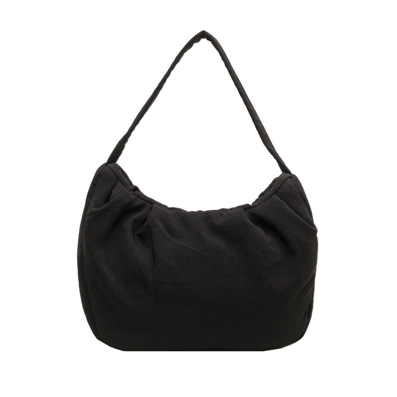 Niche pleated for women version cream candy underarm bag, casual and fashionable one shoulder hand-held cloud bag