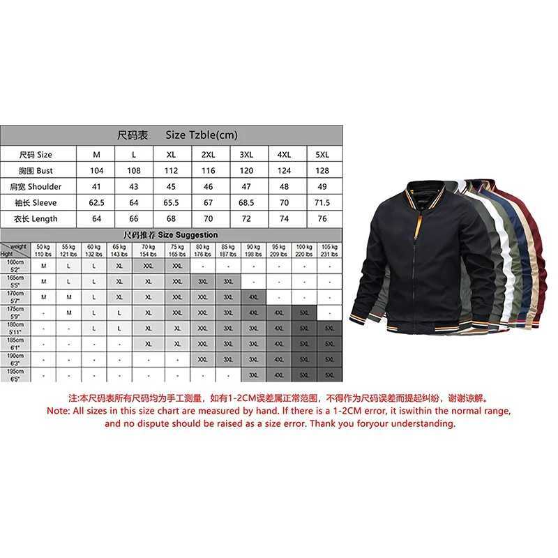 Designer Jacket Spring and summer bomber jacket mens black casual slim fit baseball mens jacket new autumn fashionable high-quality mens jacket T24101