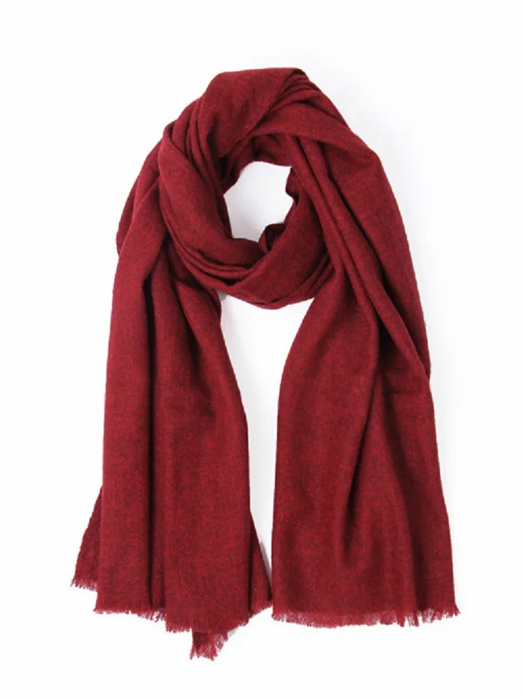 Womens and mens wool acrylic solid scarves 241009