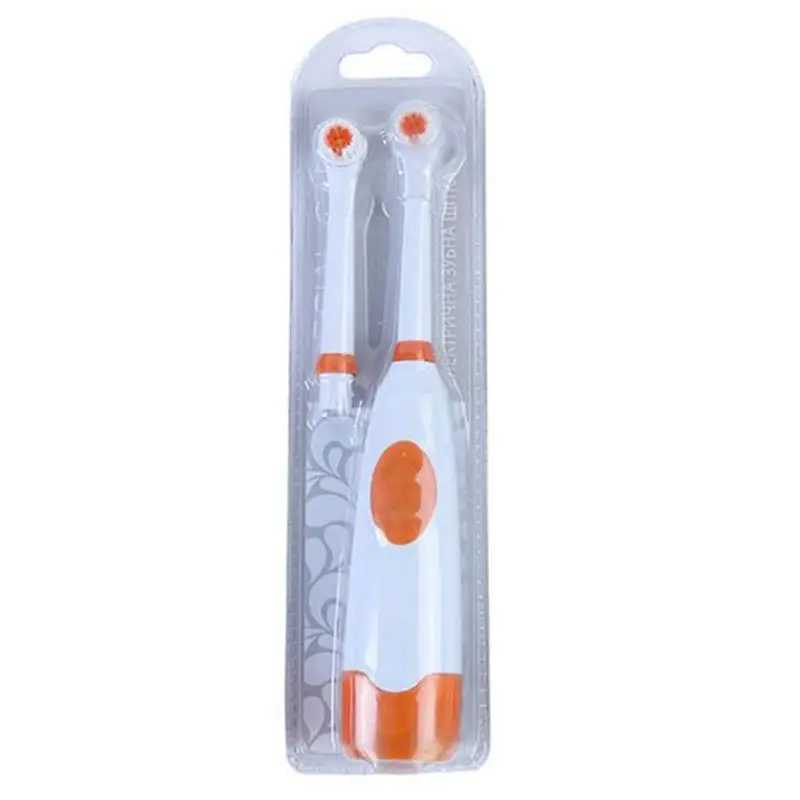 New Arrival Vibration electric toothbrush head pack battery powered automatic non charging waterproof oral hygiene brush G241017