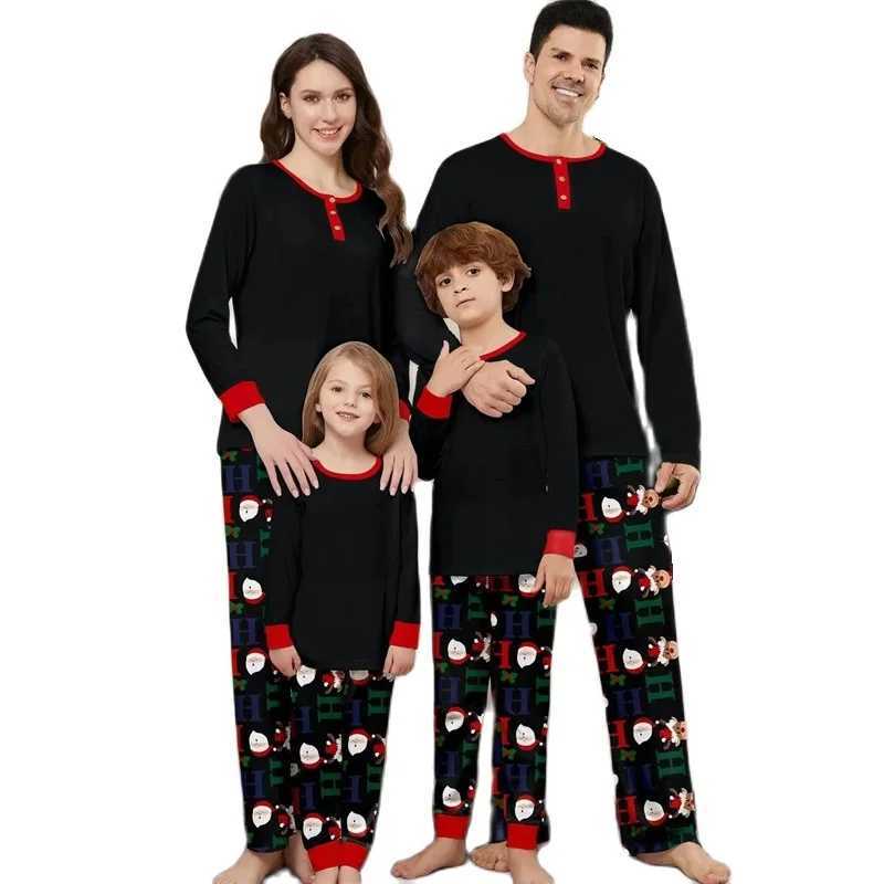 2024 Christmas Family Matching Costumes Father Mother Child and Baby Pajama Set Santa Claus Father Mother and Me Christmas Costumes W241015