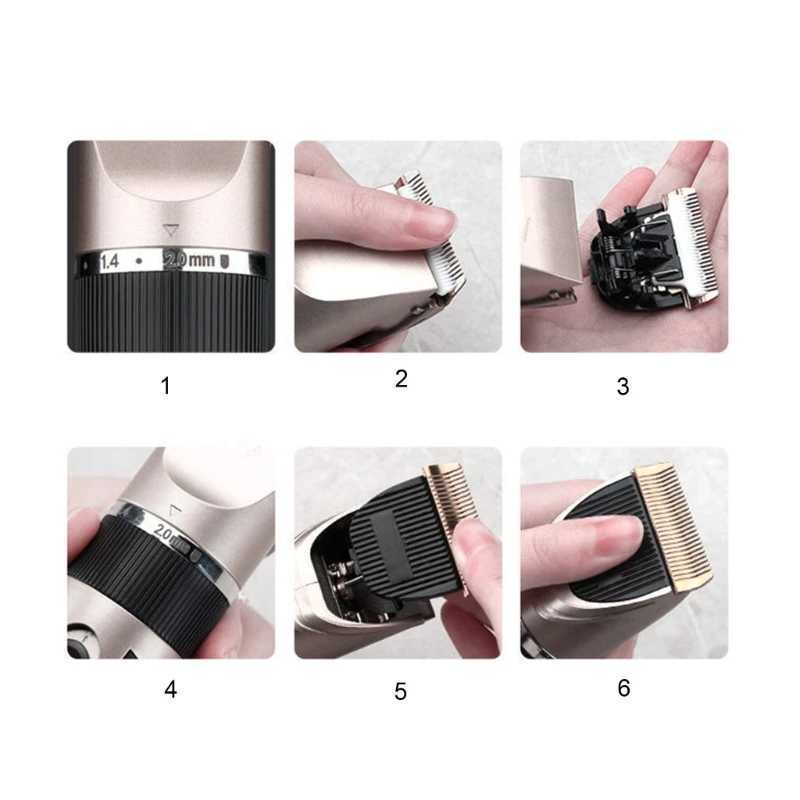 Professional hair clipper for men beard trimmer rechargeable hair clipper low-noise adult direct delivery W241017