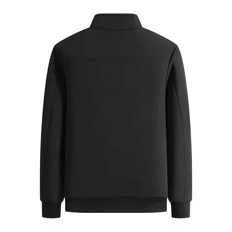 Puffer Jacket Men Autumn Thick Winter Jackets Man Warm Coats Fashon Casual Cotton Padded Outwear Solid Colour Mens Clothing Top X241017