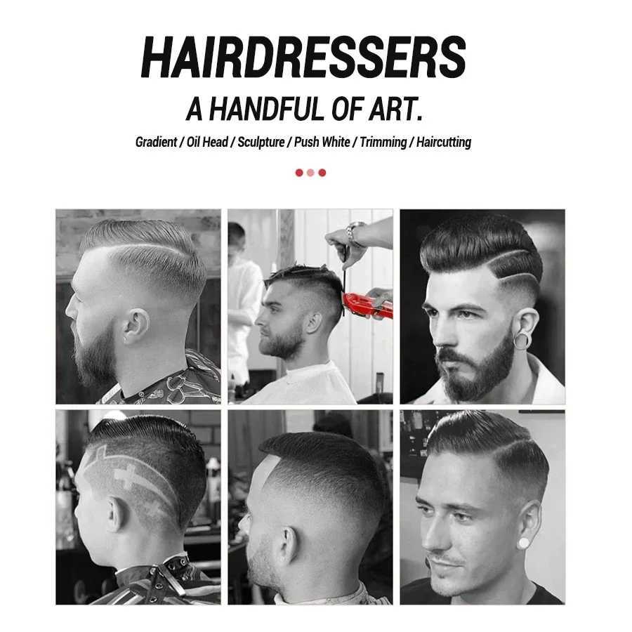 Professional Hair Clippers Rechargeable Hair Clipper Transparent Electric Hair Trimmers For Men Cordless Hair Cut Machine W241227