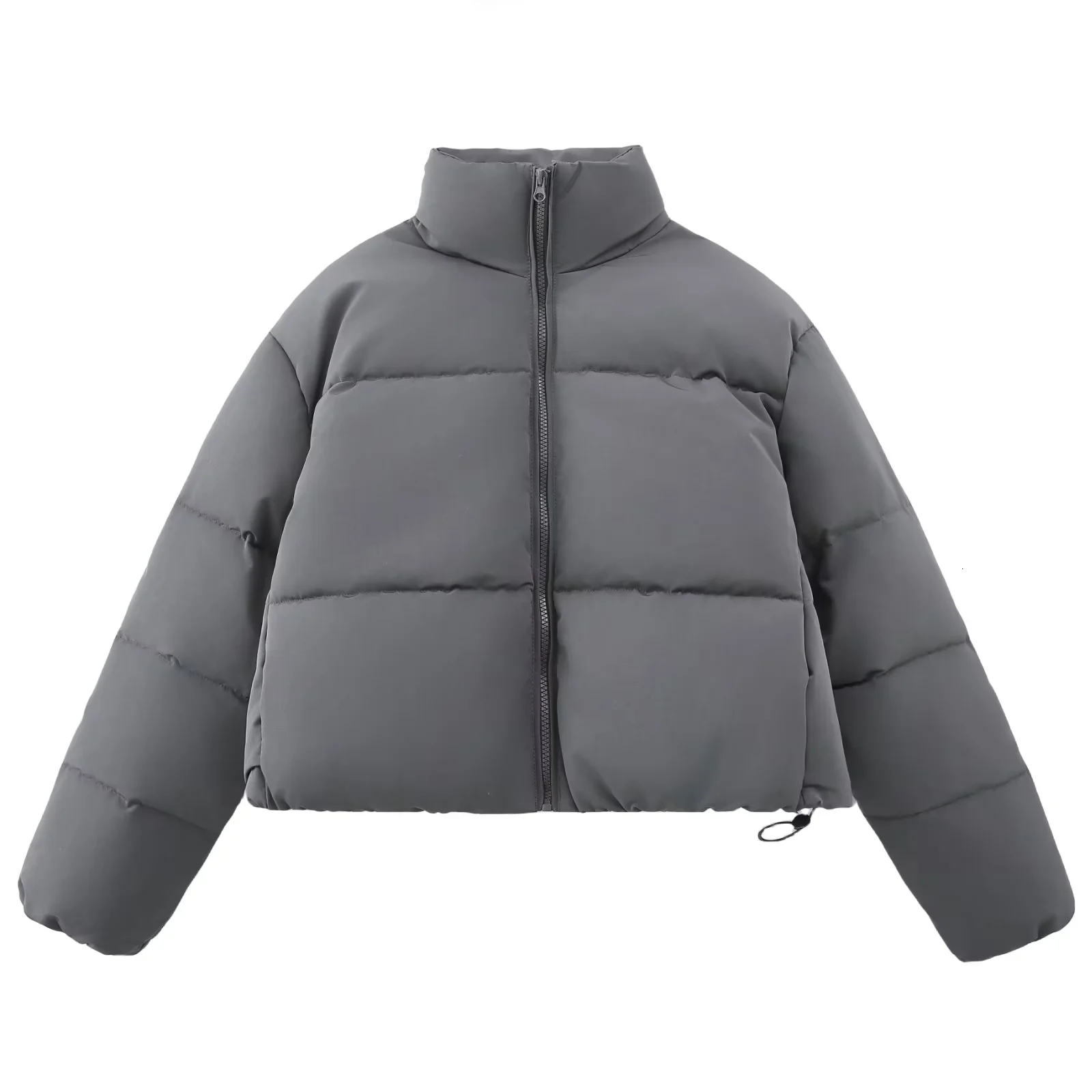 Parkas Women's Solid Thick Warm Outwear Long Sleeve Casual Loose Casaca Mujer Winter 2024 Woman Inszat Jackets Coat