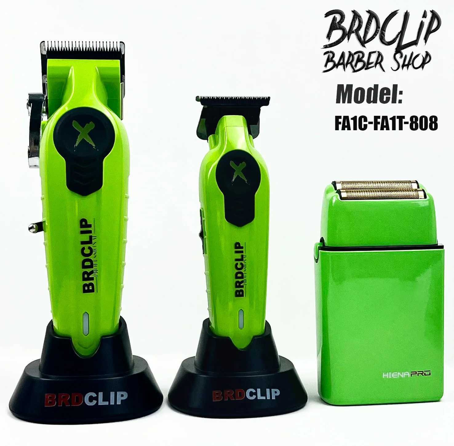 3PCS Professional BRCDIP FA1C FA1T 808 7500RPM Barber Hair Clipper Electric Shaver Trimmer Hair Clipper W241017