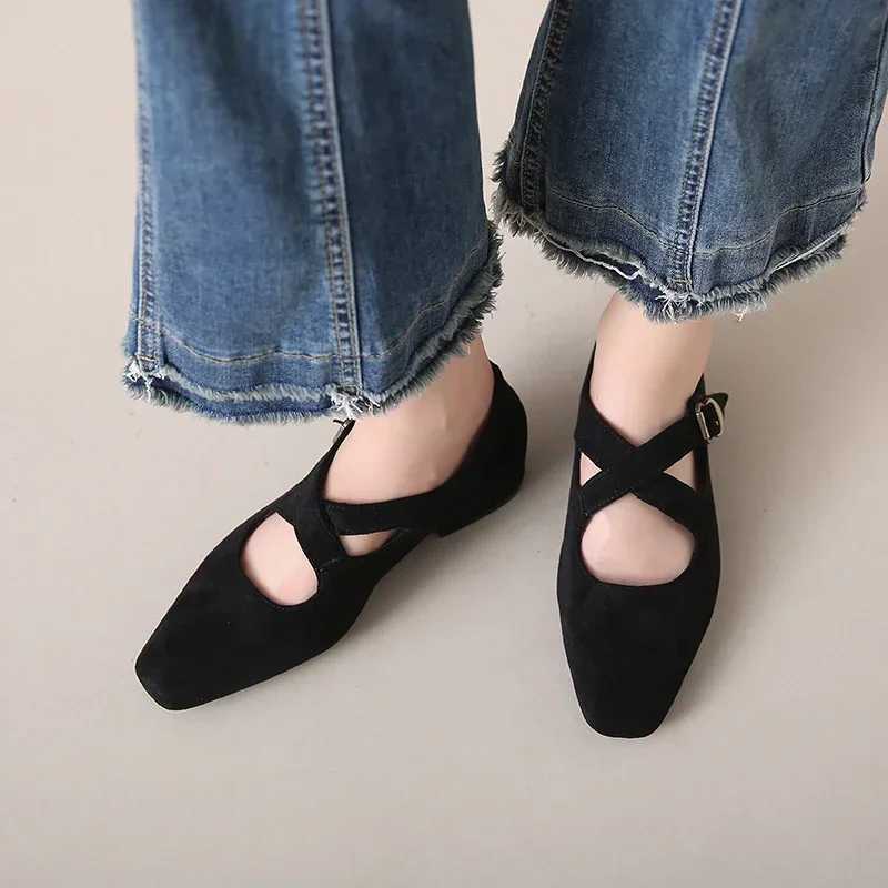 Leopard Luxury High Heels Retro Mary Janes Shoes Womens Sports Shoes 2024 Autumn New Collection Suede Shoes Elegant Dress Pump Tenis De Mujer Y241017