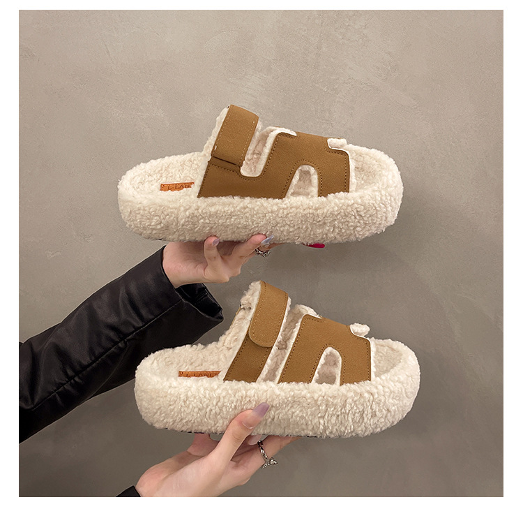 Home Designer Slippers Indoor Soft Bottom Warm Plus Warm Autumn And Winter Couple Slippers Free Shipping wholesale Size 35-41