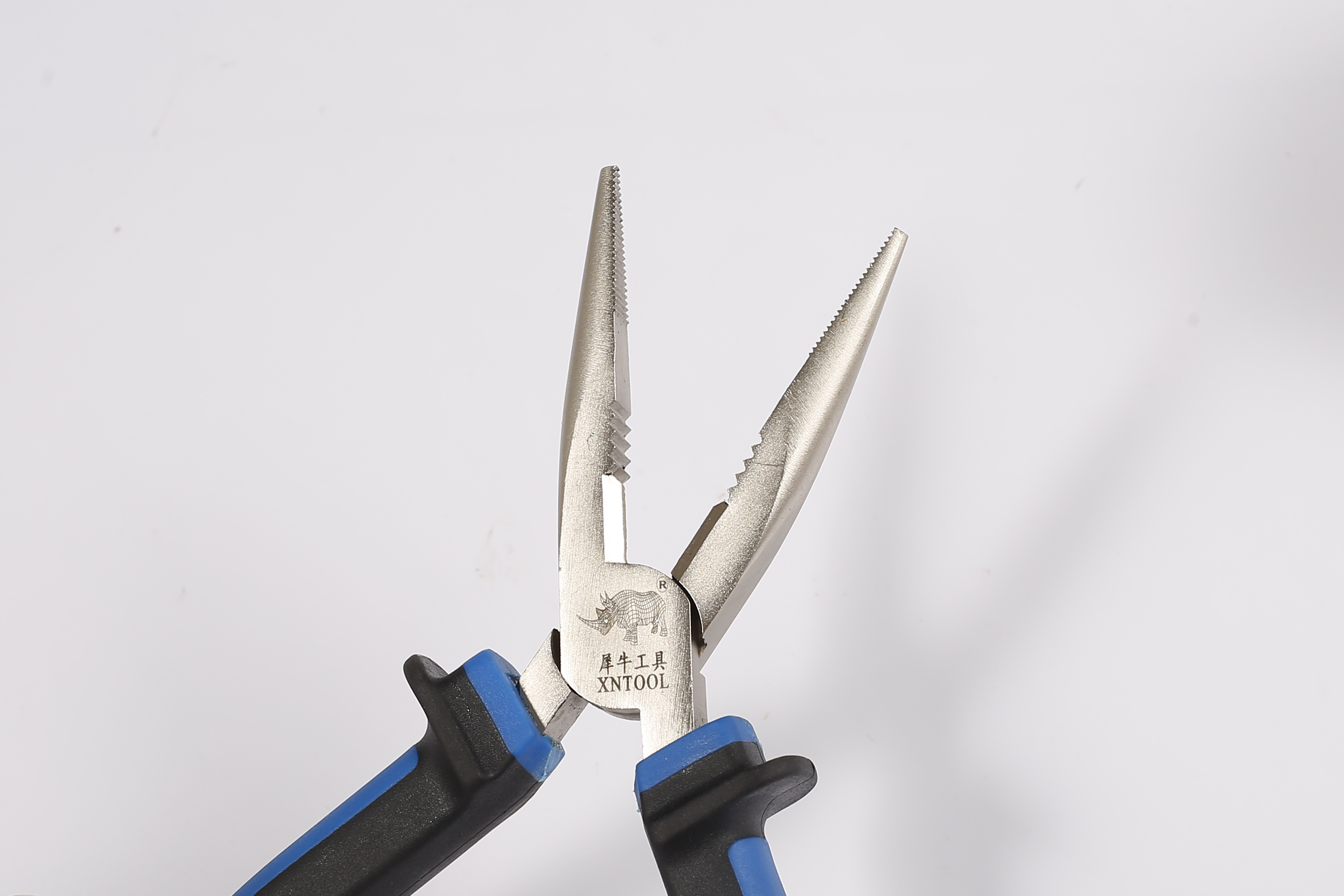 European pliers Blue and black new handle surface nickel plating treatment