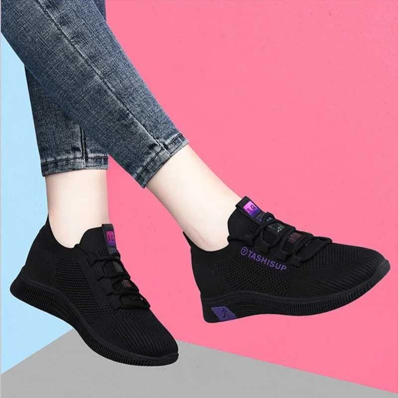 Womens casual sports shoes outdoor tennis shoes lightweight non slip breathable sports shoes soft walking shoes Zapatillas De Mujer Y241017