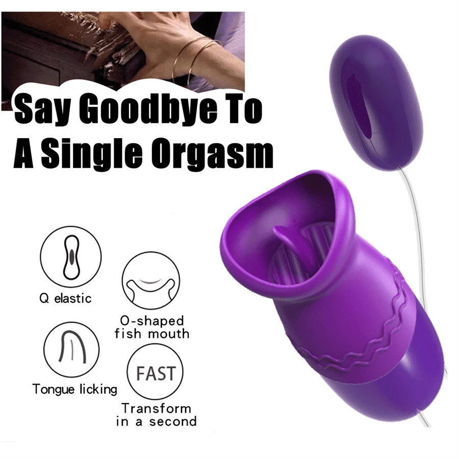 Tongue oral licking vibrator USB vibrating egg jumping clitoral stimulator GSpot vaginal massager massage masturbator female sex toy 241009