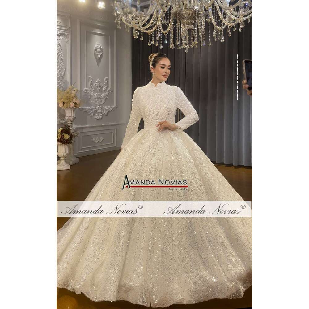 Amanda Novias Muslim Full ing Wedding Dress