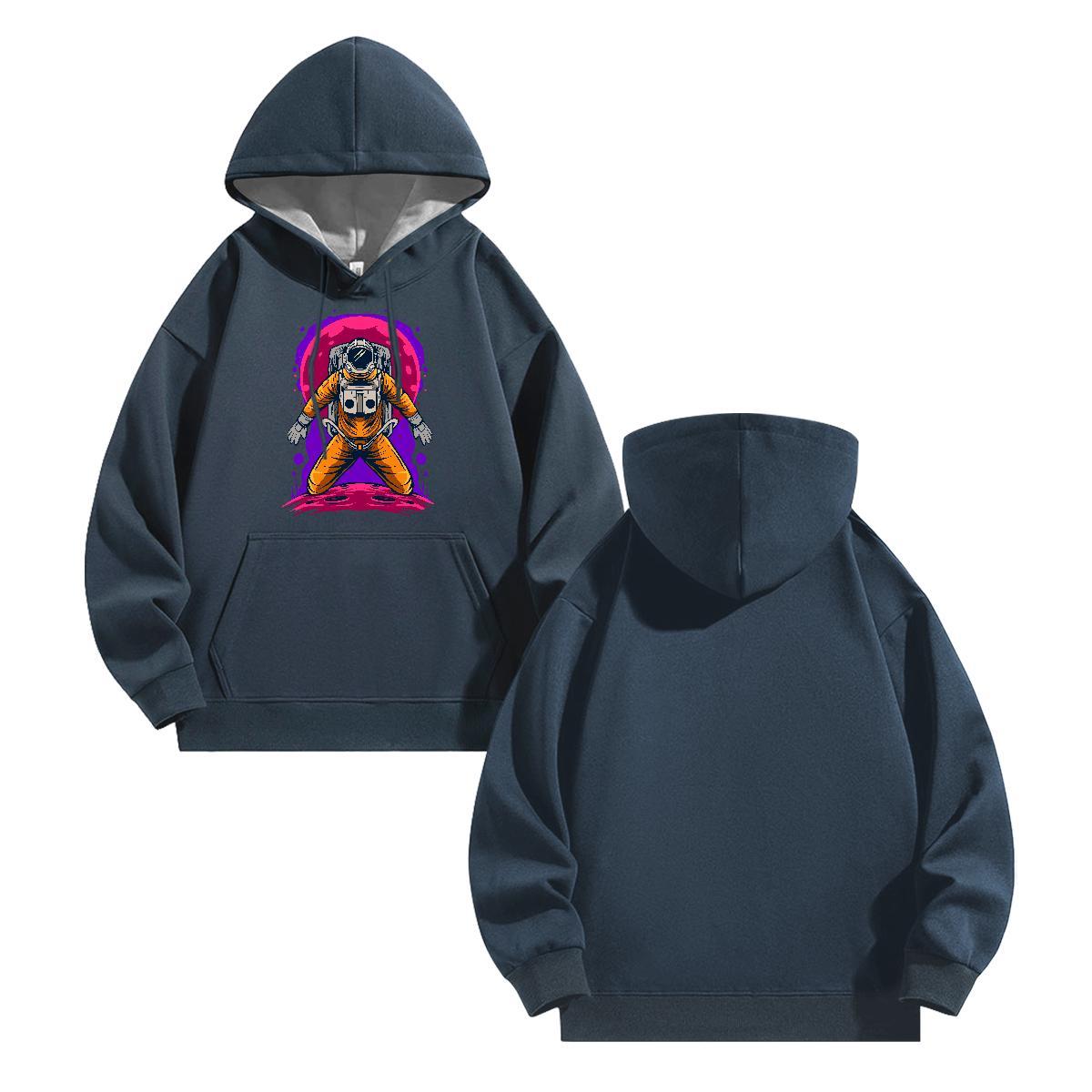 2024 Autumn Winter Mens Hoodie Hooded Collar Breathable Wholesale Hoodie Pullover Customized Wear Street Casual Thick Plush