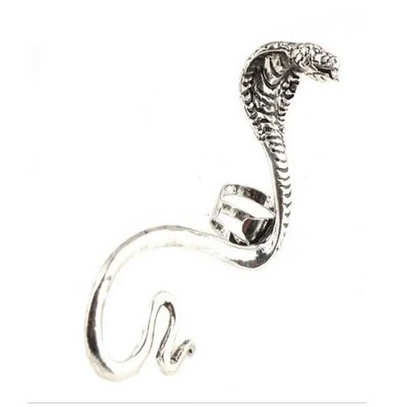 Galvanized animal snake earrings jewelry cuffs earring clips jewelry punk style W241017