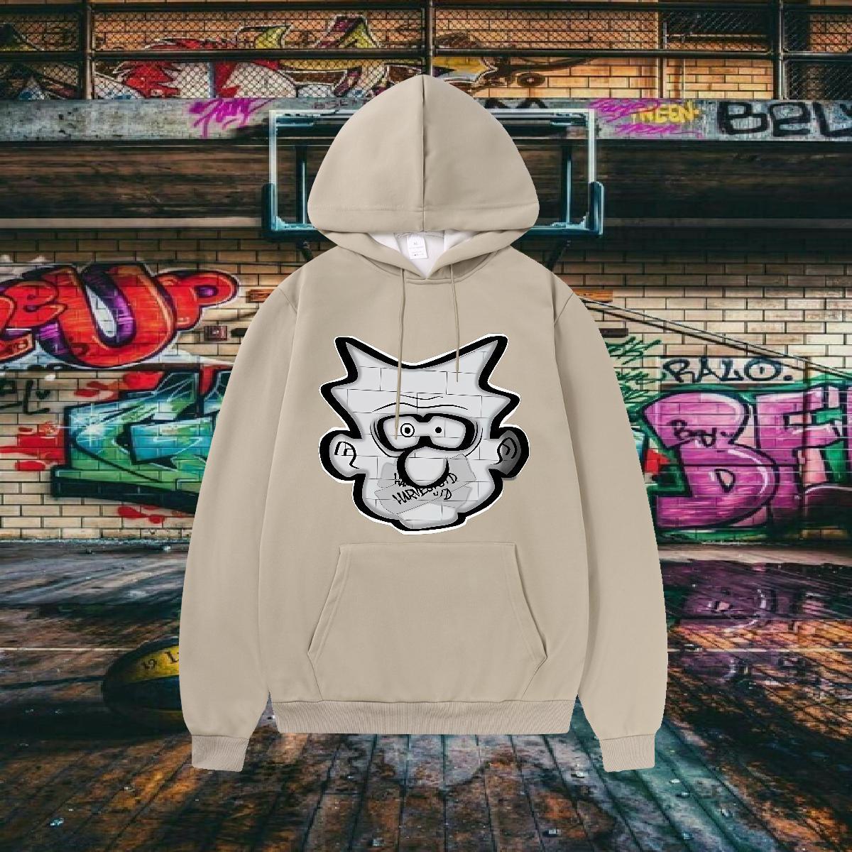Classic Casual Hoodie Men Breathable Hooded Collar Cool Men Hoodie Casual Daily Wear Tops Hoody Custom Big Size 350g Cotton