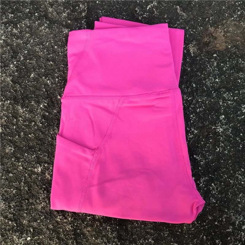 Solid Color High Waist Quality Yoga Legging Side Pocket Fitness Women Sport Pant Soft Comprehensive Training Jogging Compression 241008