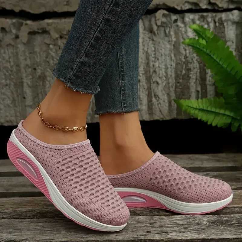 Womens wedge slider advanced slider retro anti-skid casual womens platform retro shoes oversize orthodontic diabetes sandals Y241017