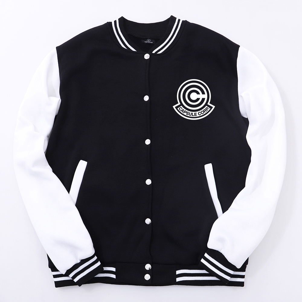 Japanese Anime Letter C Coats Male Fashion Crewneck Baseball Uniform Vintage Clothing Loose Casual Female Sportswears
