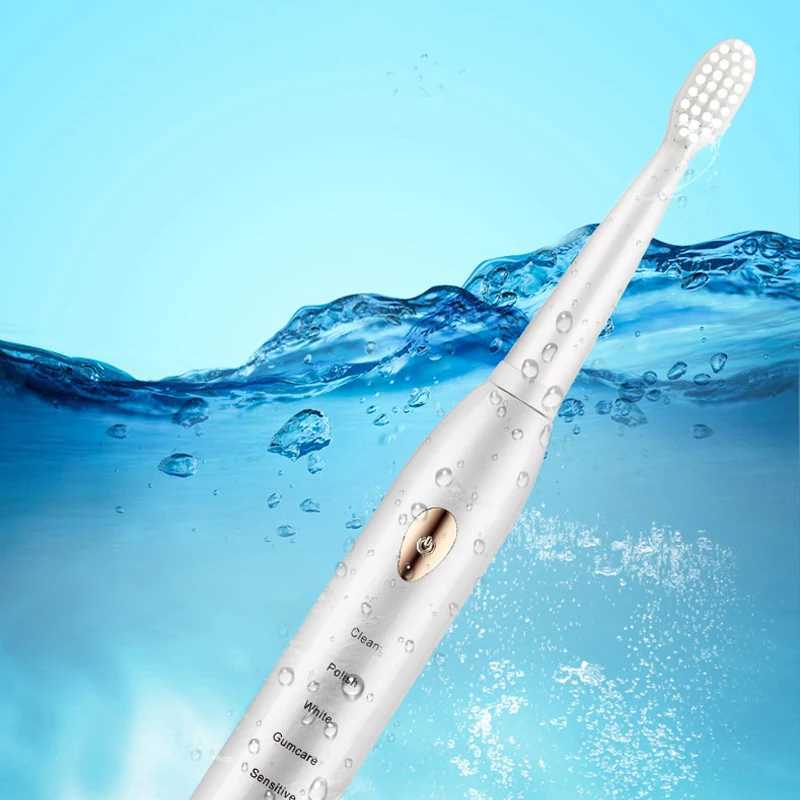 Sonic Electric Toothbrush 5 Modes 4 8 Electric Toothbrush Heads Attachments Rechargeable Toothbrush Brush Ultrasonic Sound Brush M241017