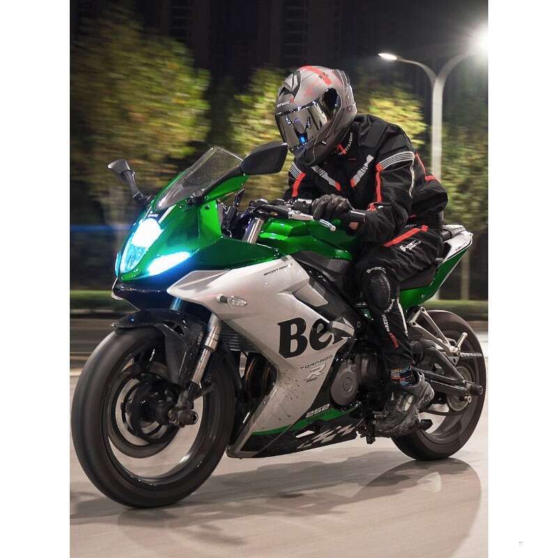Motorcycle Set Men's Warm Waterproof Jackets+Wear Resistant Pants 2 Piece Suit Outdoor Motobiker Racing Anti-Fall Motocross Sets