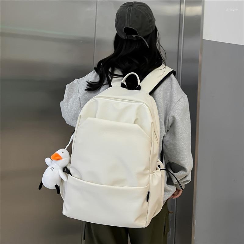 Fashion designer 2025S new model School Bags Large Capacity Simple Fashionable Backpack Men s Senior High College Students Bag Water