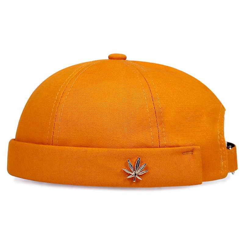 2024 New Mens Beanie Hat Retro Cotton Adjustable Womens Full Hat Brushless Hat Outdoor Skullcap Sailor Hat W241017