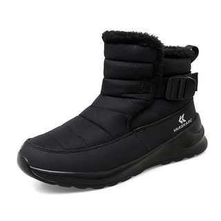 new midsole thick soled winter snow with fleece insulation short for women, cotton shoes, plus size Northeast women's boots