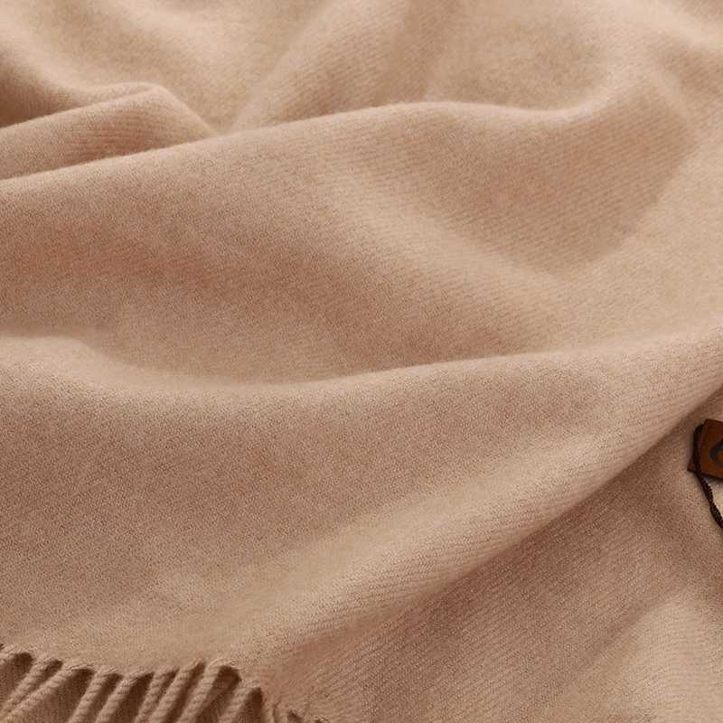 2024 Warm and Warm Cashmere Scarf Headscarf Solid Womens Shawl Bag Fem Pashmina Bandana Scarf Echape X241017