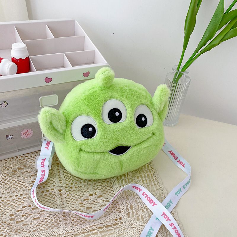 Fashionable New Cute and Fresh Doll Plush Toy Crossover Bag Women's Single Shoulder Crossbody Simple