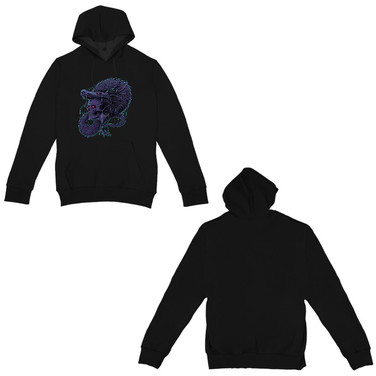 Fashion Men Hoodie DIY Loose Fit Couples Hoodie Hoody Autumn Winter 350g Cotton Hooded Collar