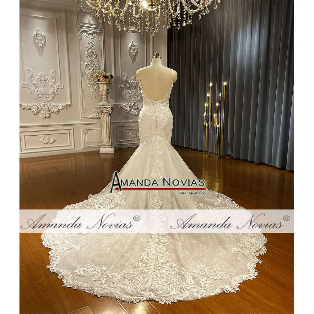 Straps Lace Mermaid Wedding Dress New
