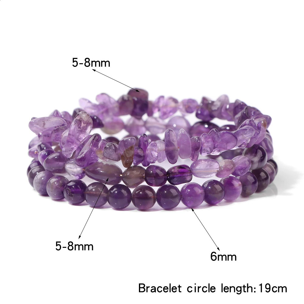 3 pieces/set of irregular natural Labrador bead bracelets suitable for women genuine original quartz stone bracelets used for healing spiritual jewelr