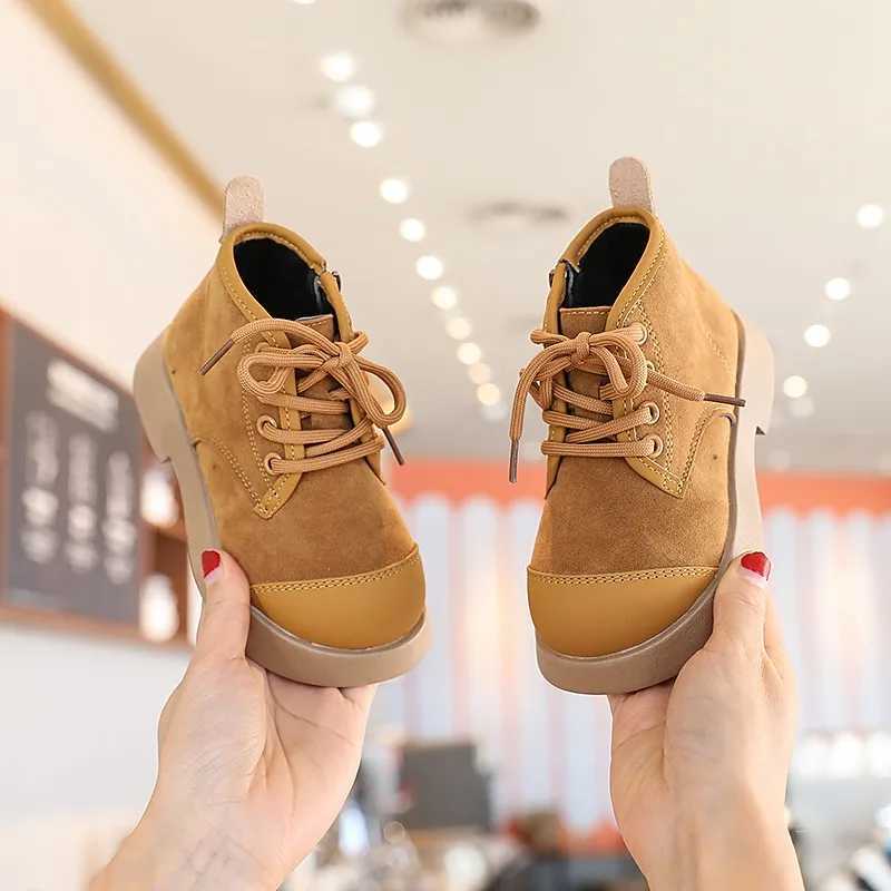 Boots Womens leather boots non slip soft Botnd low drag spring and autumn outdoor childrens fashion boots Zapatillas Mujer H241018