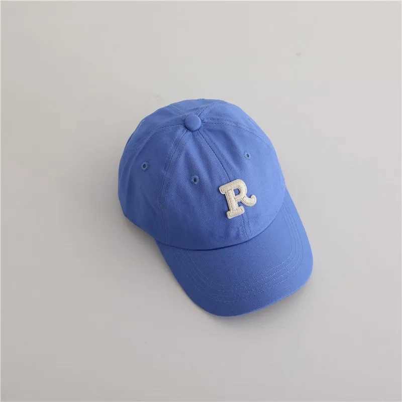 New Summer Fashion Boy Girl Children Letter Embroidery Baseball Caps All-match Baby Cotton Peaked Hat Kids Sunscreen Casual Hats LX241018