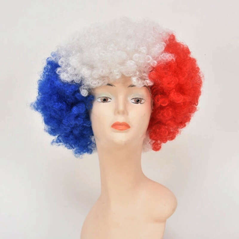 Halloween Explosive Cosplay Fan Clown Headband Children's Rainbow Party Wig