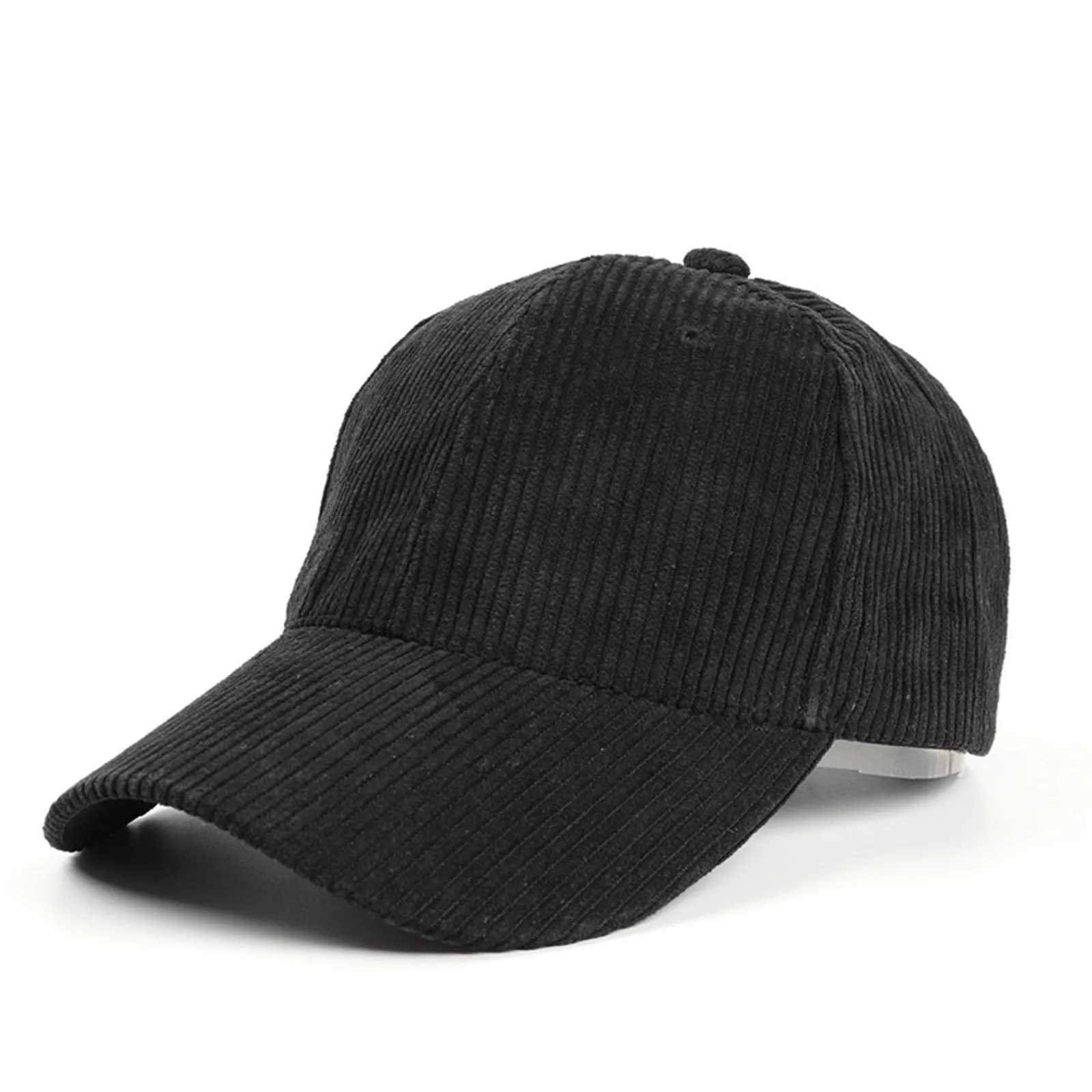 Korean Women Baseball Cap Gold Velvet Light Board Solid Color Hat Outdoor Couple Caps Male Autumn And Winter Tide Sun Visor HatsX241018