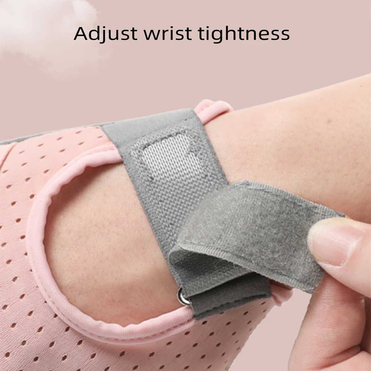 A pair of all season thin half finger yoga fitness gloves bicycle gloves outdoor sports glovesW241018