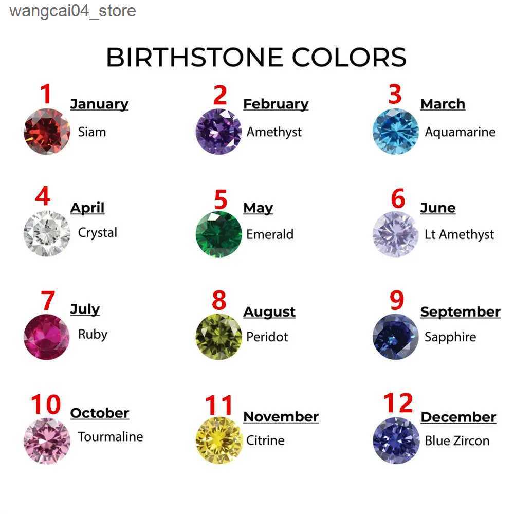 Chokers Carving beads inscriptions custom names chains pendants necklaces birthday stones charm necklaces personalized multi name jewelry L240910