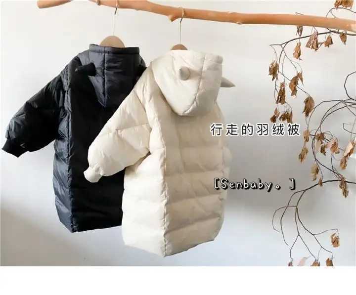 Childrens clothing girls cotton padded jacket new large hot hoodie cotton padded clothing M241018