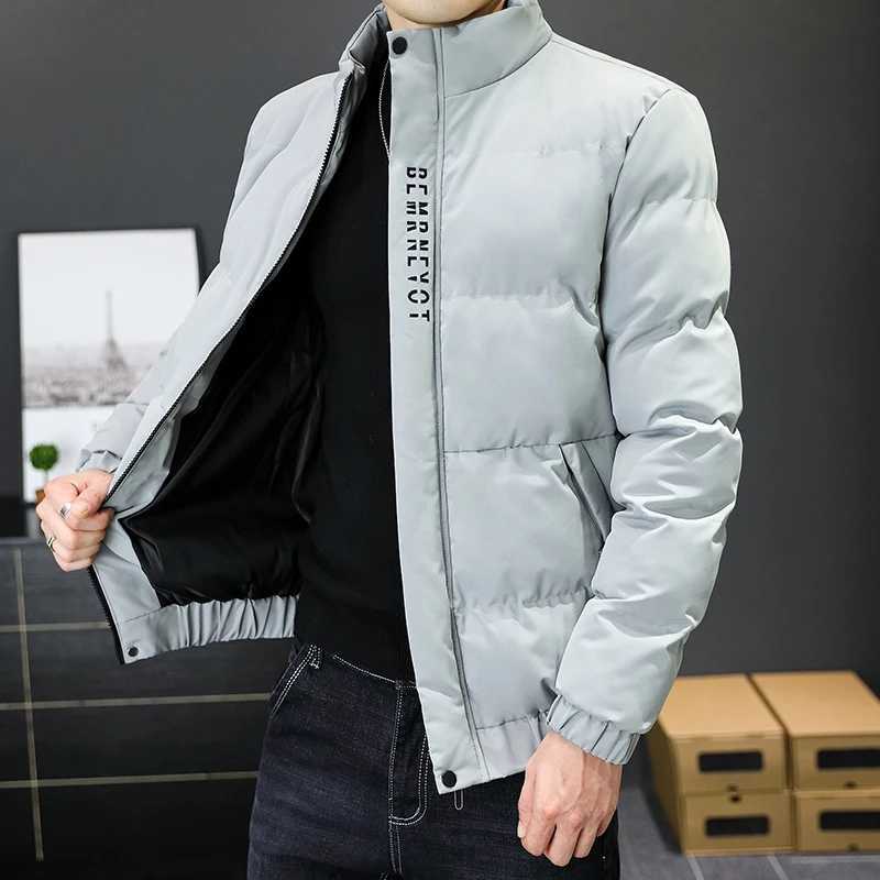 Male Brand Casual Loose Stand Collar Down Coats Outdoor Thicken Warm Outerwear Mens Winter Parkas Jackets Down Jackets LX241018