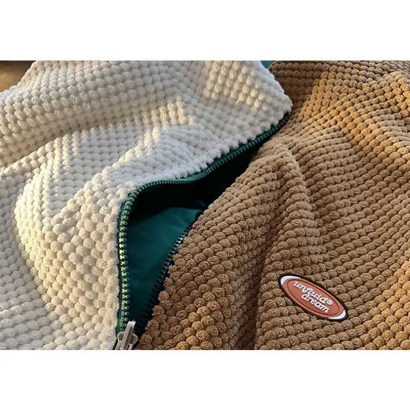 2023 New Men Down Cotton Coat Winter Jacket Short Reversible Loose Parkas Thicken Warm Outwear Leisure Fashion Overcoat LX241018