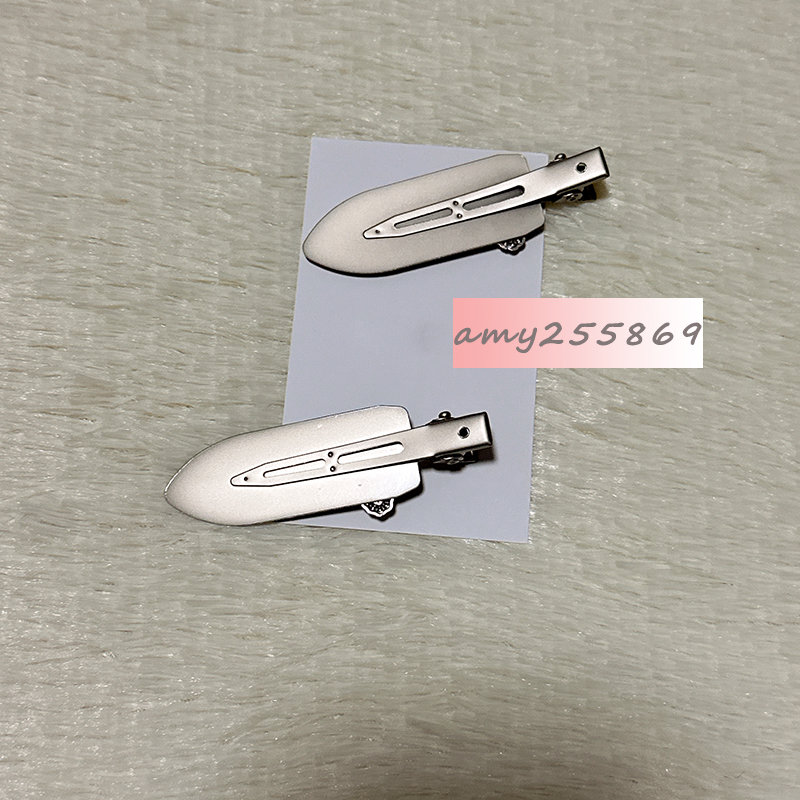 Party gift diamond studded letter hair clips classic alloy seamless hairpins fashion bobby pin