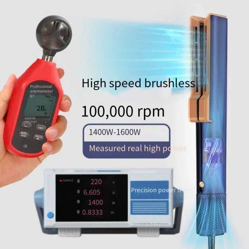 2024 New Design Negative Ion Airflow DC Drying Flat Iron Airflow 2-in-1 One Step Hair Removal Machine DC W241018