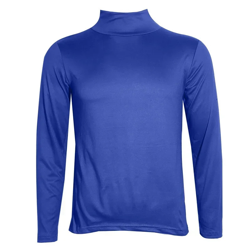Men Sweaters Winter Clothes Pullover Thermal Tops Shirt Autumn Tights High Neck Thin Slim Fit Long Sleeve Tshirt 241018