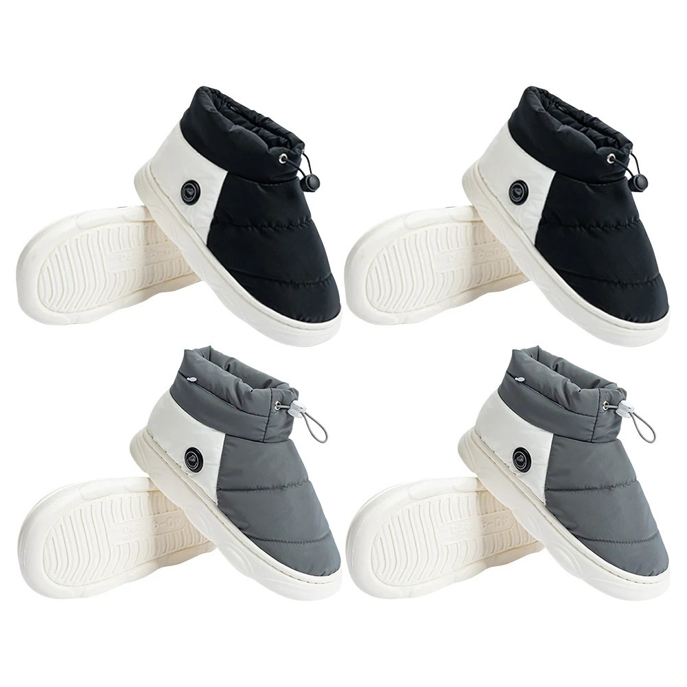 Neutral winter boots with 3-layer heating womens electric boots rechargeable winter warm snow boots241018