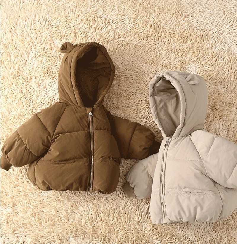 Winter thick warm jacket autumn childrens apron cotton clothes boys and girls hoodies Parka Coats childrens jacket 2-6 years M241018